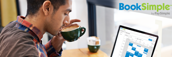 small business owner using computer to view booksimple