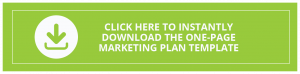 One-Page Marketing Plan Template